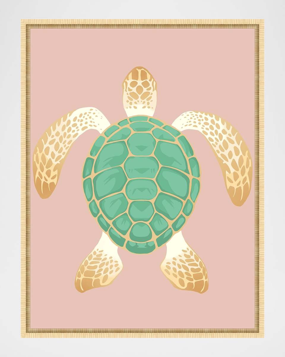 "Sea Creature" Framed Giclee by Sena Zander, 31.5" x 41.5"